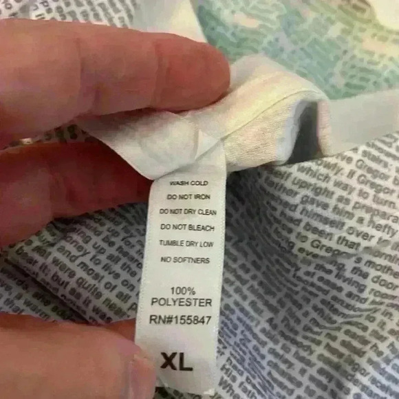 Litographs Men's/Unisex T-Shirt Metamorphosis Gray/mint green size L - Picture 4 of 6